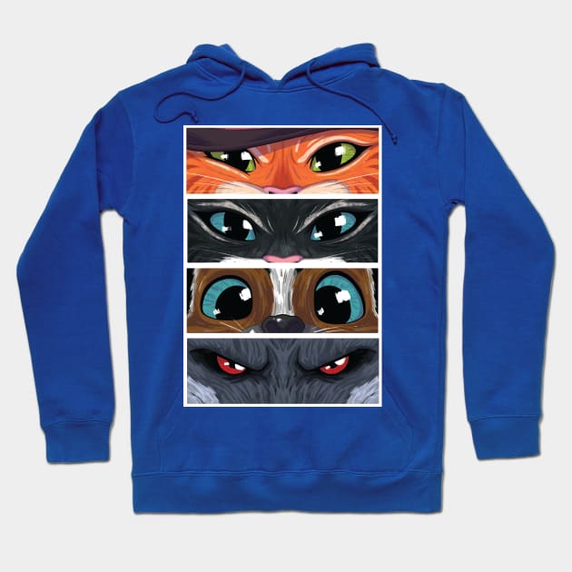 Puss In Boots Eyes Hoodie by menle